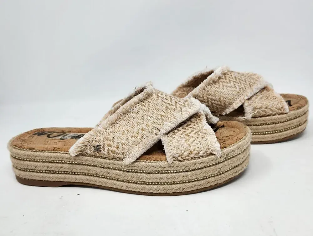 Sam Edelman Ashlynn Espadrilles Platform Sandals Womens 11